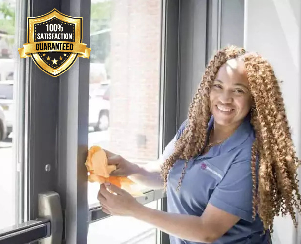 Executive Cleaning Services professional cleaning a commercial facility